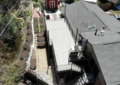 Fiberon Composite Decking and Fortress Building Products railing - Applewood - (1)