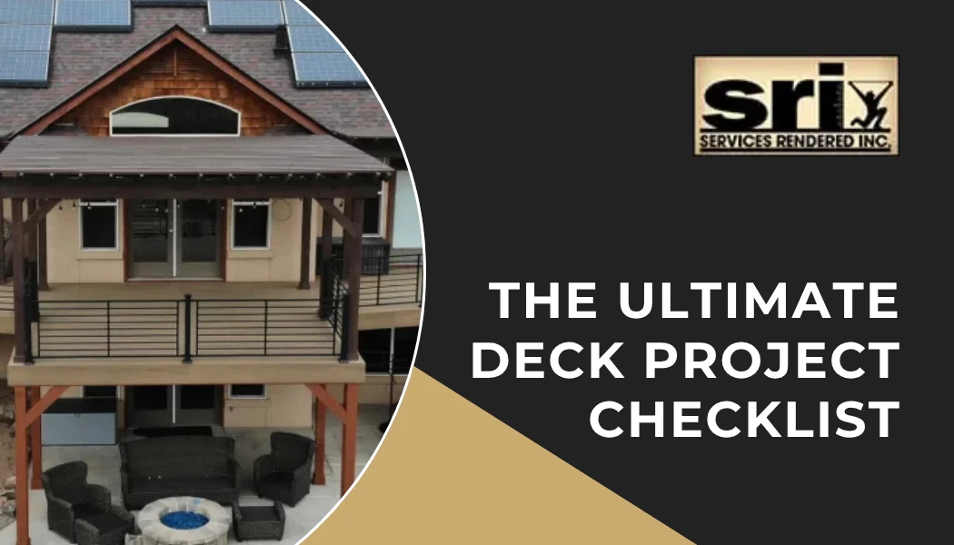 Deck Project Checklist