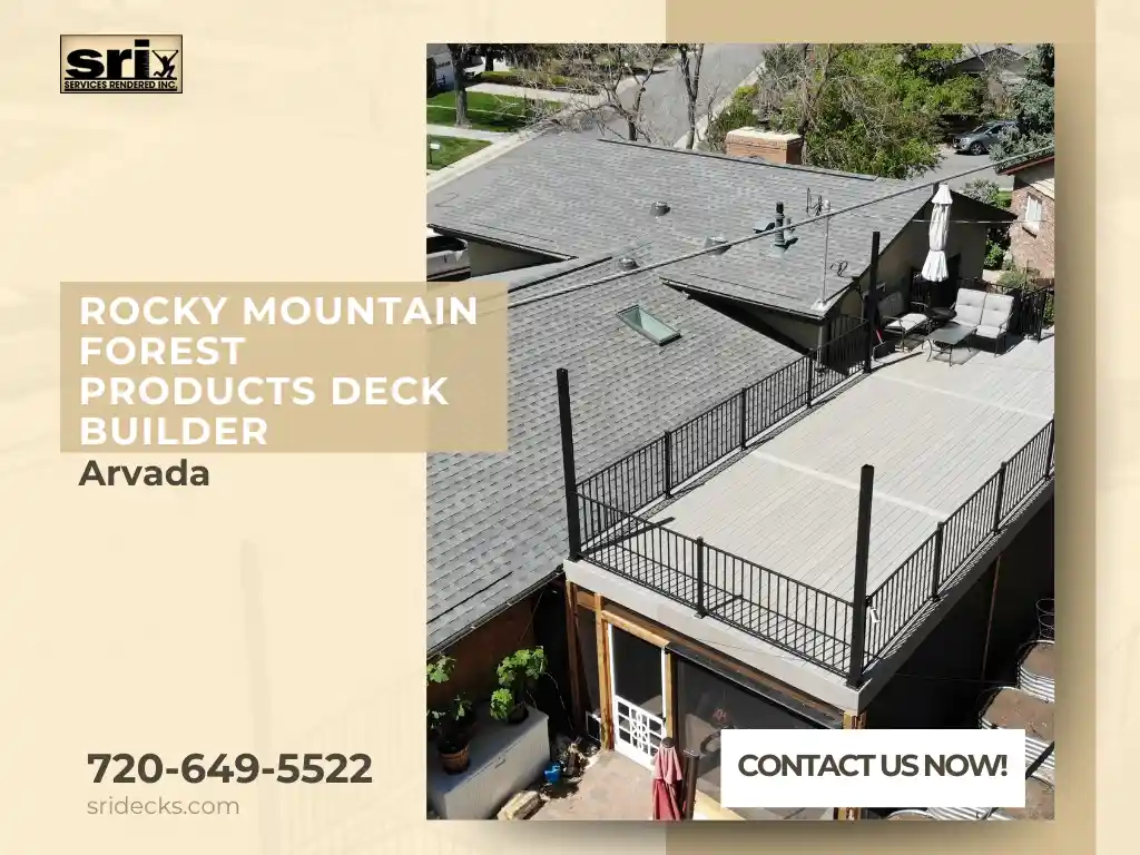 Custom deck built with premium Rocky Mountain Forest Products boards