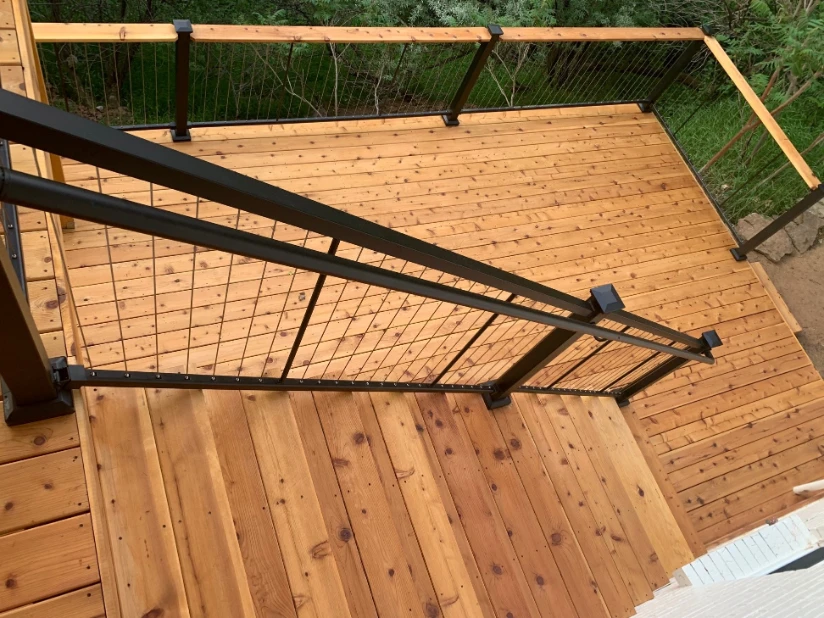 wooden deck in Colorado